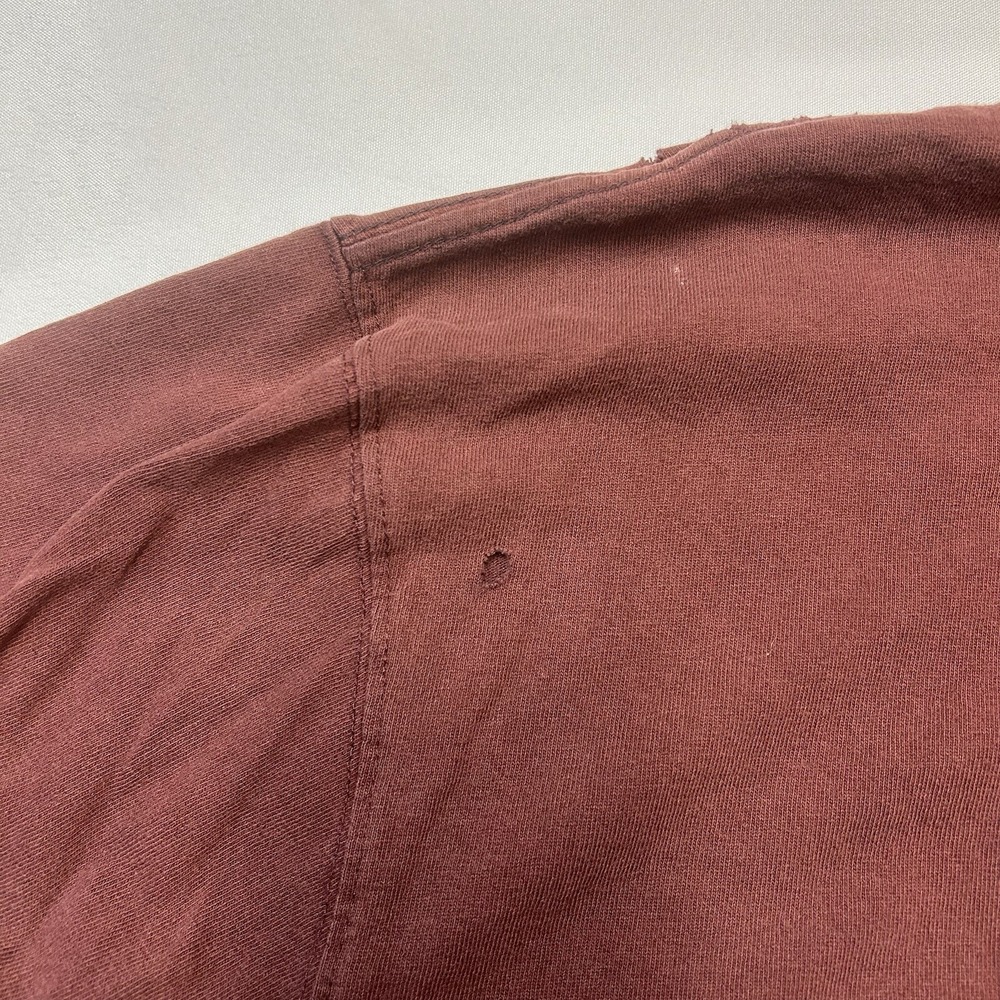 Carhartt Pocket Shirt Men XL Maroon Short Sleeve Sun Faded Thrashed Skate Grunge - Picture 11 of 16